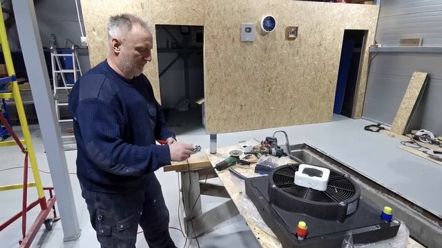 Монтируем тепловентилятор BALLU BHP-W3-50-S. смотреть онлайн