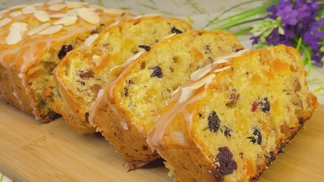 КЕКС МАЗУРКА с Сухофруктами и Орехами! смотреть онлайн