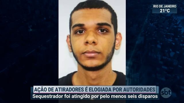 Ação de atiradores de elite é elogiada por autoridades | SBT Brasil (20/08/19) смотреть онлайн