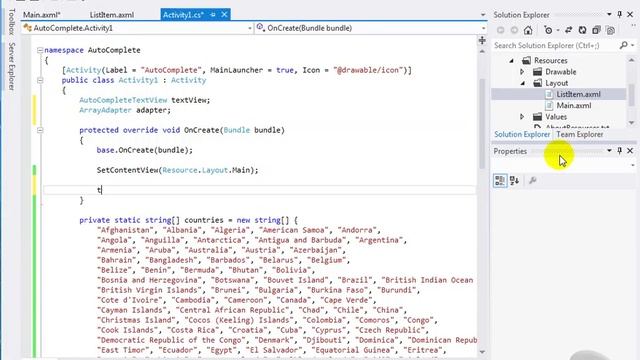 10 AutoComplete Edit смотреть онлайн