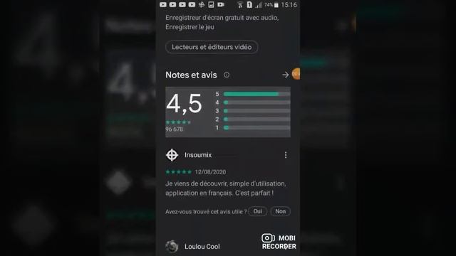 Une application pour enregistrer une vidéo nouvelles apk mobi recorder смотреть онлайн