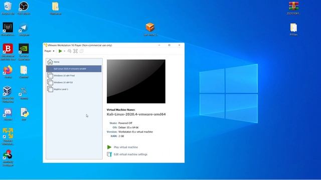 How to install Kali Linux as a Virtual Machine on VMWare - Windows 10 Host смотреть онлайн