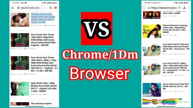 Best Browser For Movies Download | Fastest Browser For Android | Chorme Vs 1Dm смотреть онлайн