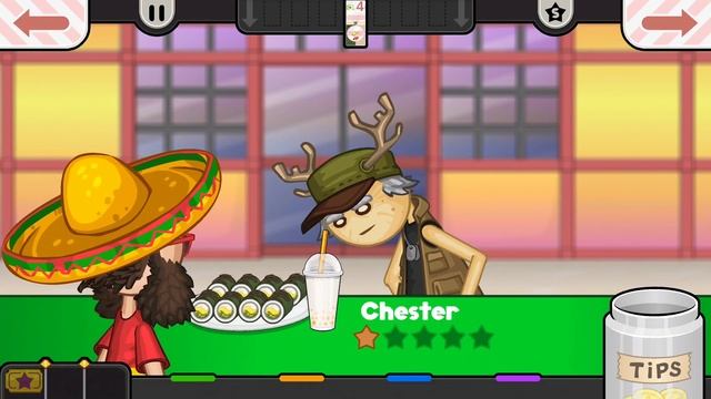 Papa's Sushiria To Go - All Upgrades! (Perfect Day) смотреть онлайн