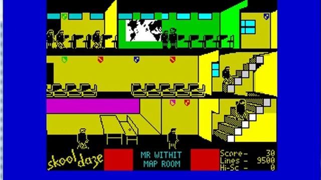 Skool Daze - ZX Spectrum - emulador ZEsarUX 4.0 - testeado Windows 7 x64 смотреть онлайн