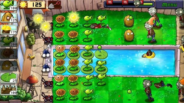 PvZ iPod Touch Port - Level 3-9 смотреть онлайн