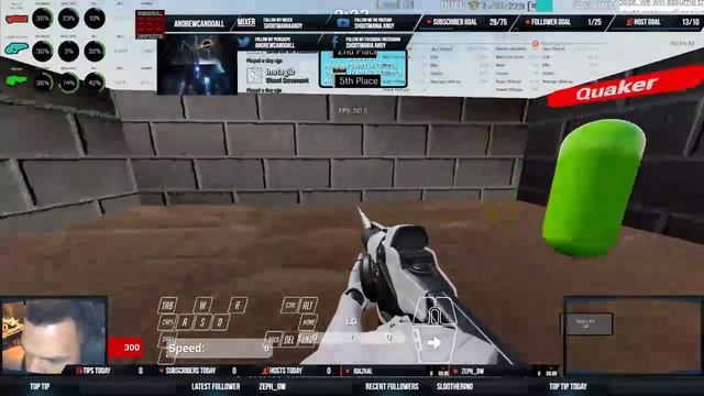 KovaaK's Aim Trainer Player on Quake With Yuki Bois смотреть онлайн