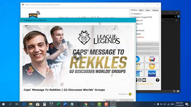 تحميل الاصدار النهائي الأصلي من ويندوز 10 تحديث نوفمبر 2019 بجميع اللغات V 1909 19H2 смотреть онлайн