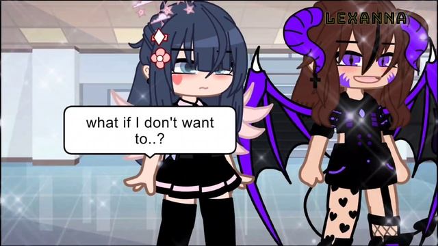 Prey or predator |( Angels version)| Gacha Club ||MLB|| meme смотреть онлайн