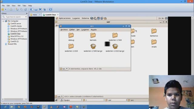 Servidor Webmin en centOS смотреть онлайн