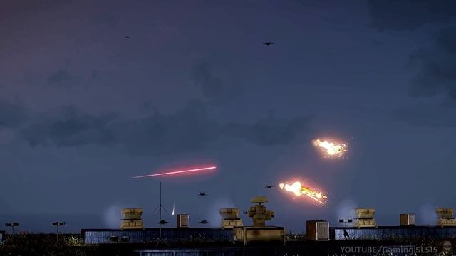 NBS Mantis C-RAM - German Air Defense in Action - Shooting down F-22 Raptor Jets - ARMA 3 смотреть онлайн