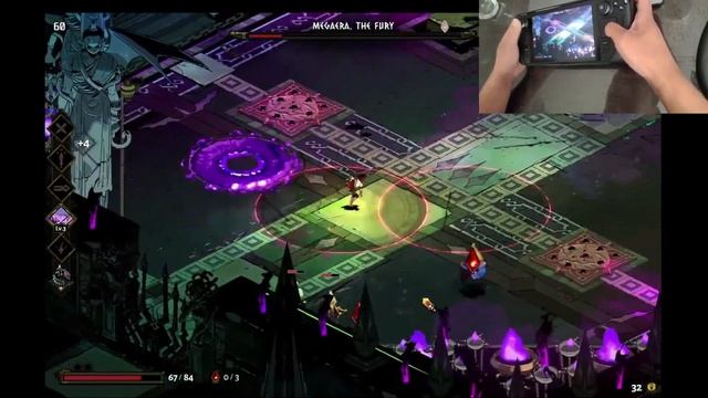 Hades on Steam Deck: Trackpad cursor-aiming control demo (using Mouse Region mode) смотреть онлайн