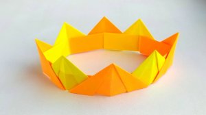 Как сделать корону из бумаги своими руками. Оригами корона Origami crown
