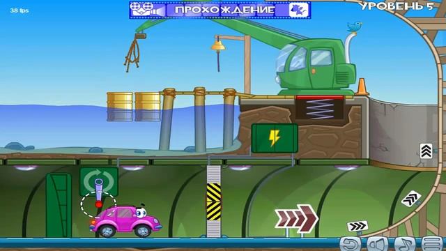 Игра приключения мультфильм про красную машинку Вилли Часть 1 смотреть онлайн