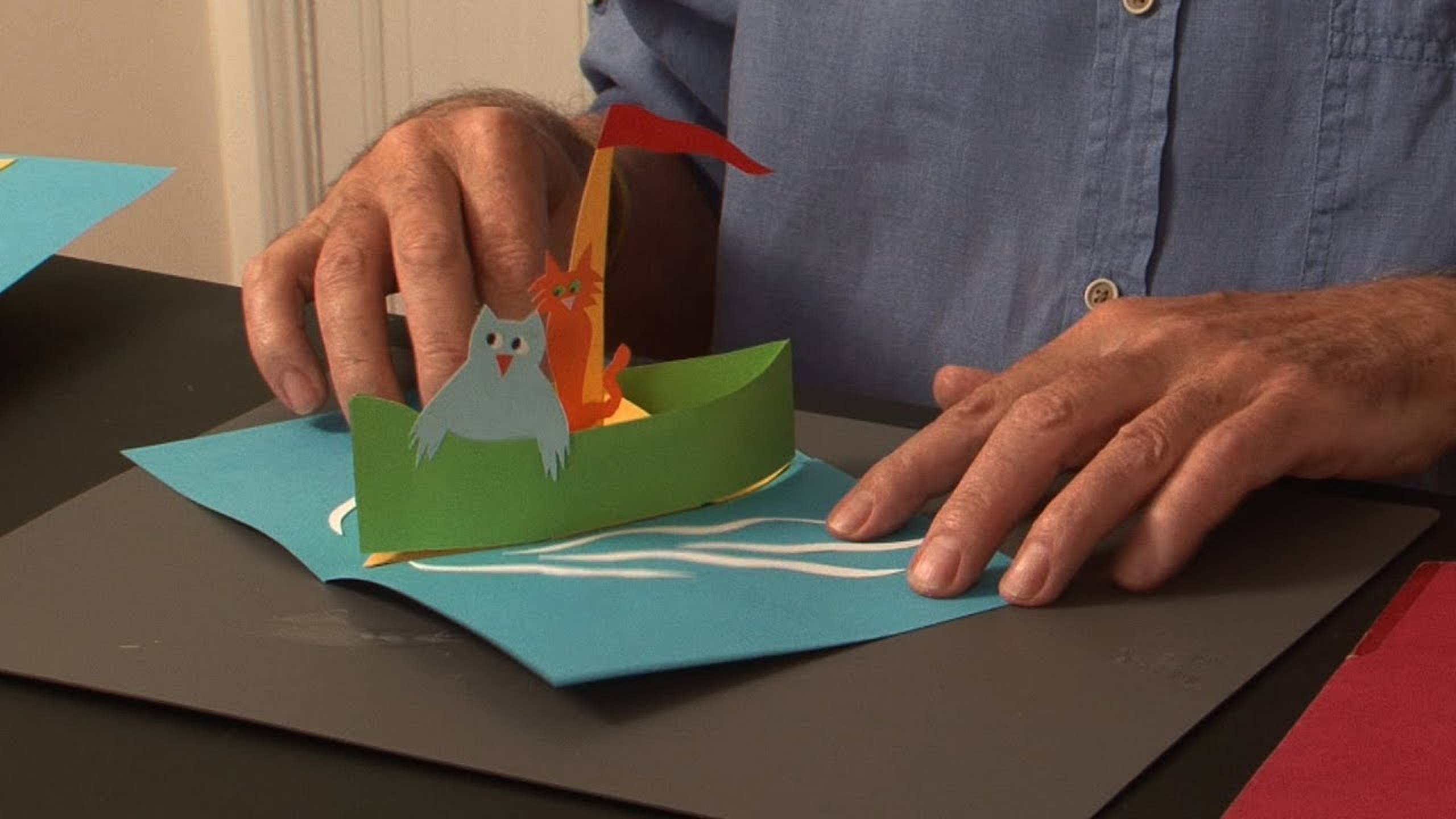 Pop-Up Tutorial 32 - Pop-Up Boat - Birthday Card смотреть онлайн