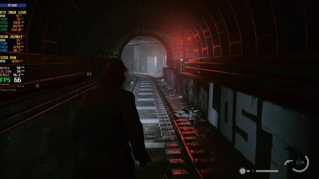 ALAN WAKE 2 | RTX 3060 12GB | E5 2620v3 @3.2 | [RTX ON] [HIGH] [DLSS]