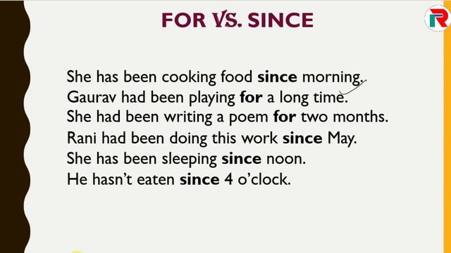 Use of Since and For |English Grammar| linguarakesh смотреть онлайн