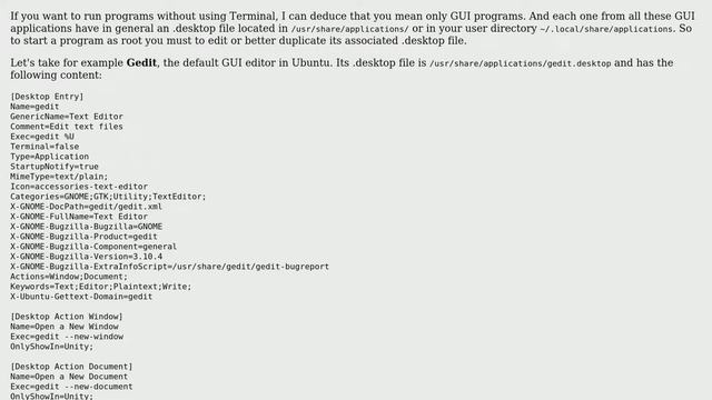 Ubuntu: How to run programs as root user without using Terminal? смотреть онлайн