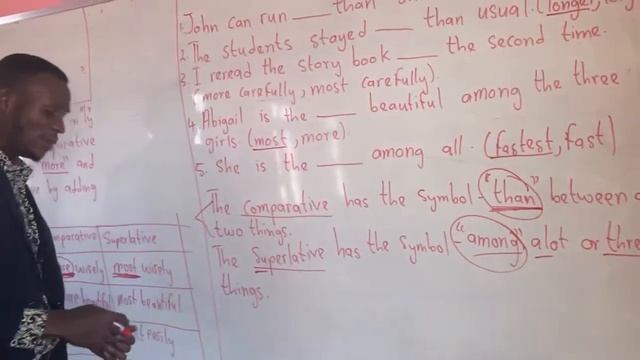 JHS TWO-COMPARISON OF ADVERBS смотреть онлайн