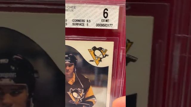 Best graded Mario Lemieux a rookie card in my collection смотреть онлайн