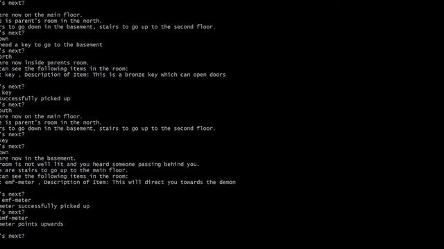 Adventure Game Play | CS230 Project 02 | UNIX, C Language смотреть онлайн