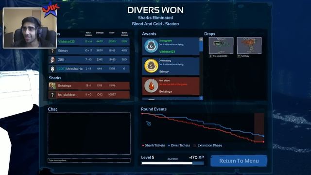 TRIPLE KILL?! - DEPTH (Sharks vs Divers) смотреть онлайн
