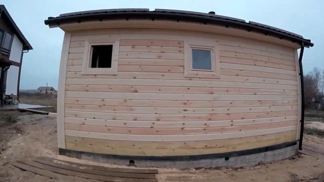 Баня из бруса 6 на 6 - строительство под ключ Русскими Плотниками смотреть онлайн