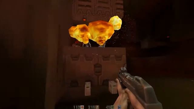 Quake II - Unit 4: Level 1: Mine Entrance смотреть онлайн