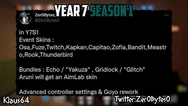 RAINBOW SIX SIEGE YEAR 7 Teaser And News - New Operator - Icon - Gadget -Year 7 Info And Season Pas смотреть онлайн