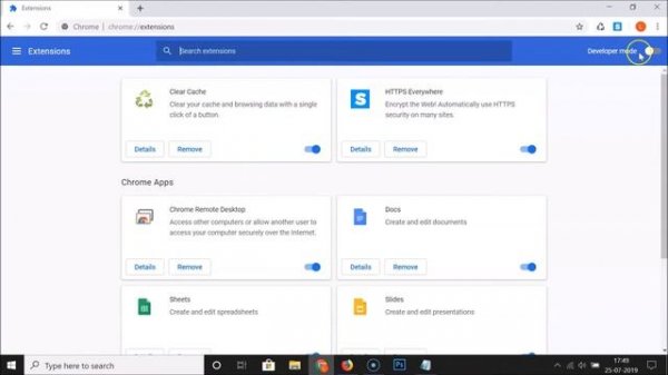 How to Enable Chrome Extensions Developer Mode?