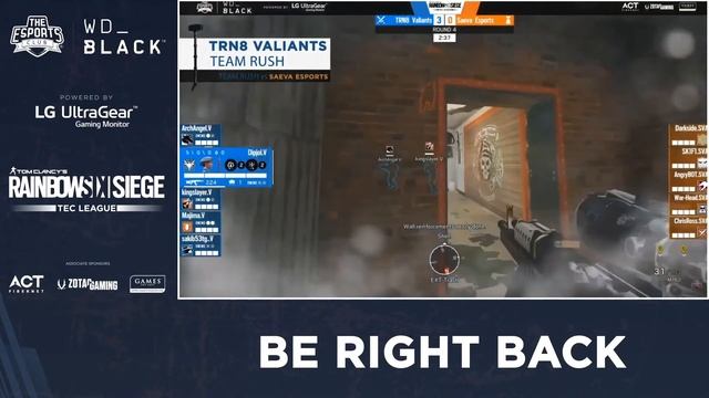 WD Black TEC League Season 3 Division 1 Matchday 3 | Rainbow Six Siege смотреть онлайн