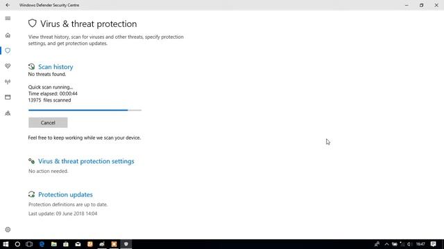 windows defender in 2018 april update смотреть онлайн