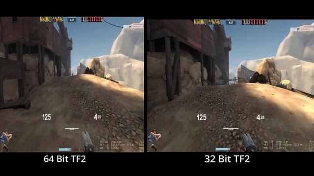 64 Bit VS 32 Bit TF2 (TF2 Benchmark) смотреть онлайн