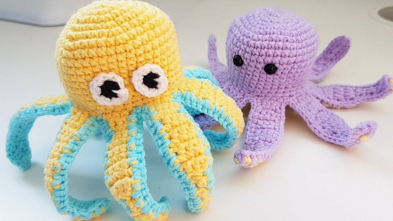 НОВЫЙ_Осьминог_перевертыш_крючком_Мастер_классИгрушка_перевертыш смотреть онлайн