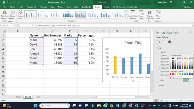 Lec 15, Editing Charts and Data in Charts смотреть онлайн