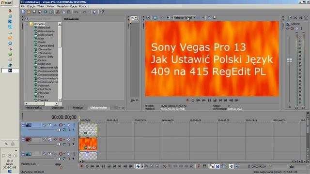 Jak ustawić język polski Sony Vegas Pro 13 PL | ForumWiedzy смотреть онлайн