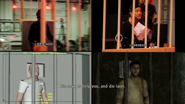 UNCHARTED: DRAKE'S FORTUNE - MAKING A CUTSCENE JAILBREAK смотреть онлайн