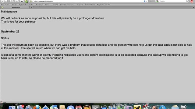 Demonoid Registrations to Open? 09/28/09 смотреть онлайн