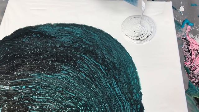 Acrylic Pour Painting: The Swirl /Ring Pour Technique--You Just Can't Stop! смотреть онлайн