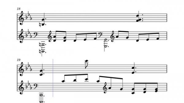 Max Payne - Main Theme Piano Solo Kärtsy Hatakka & Kimmo Kajasto (sheet music, Noten, partitura)