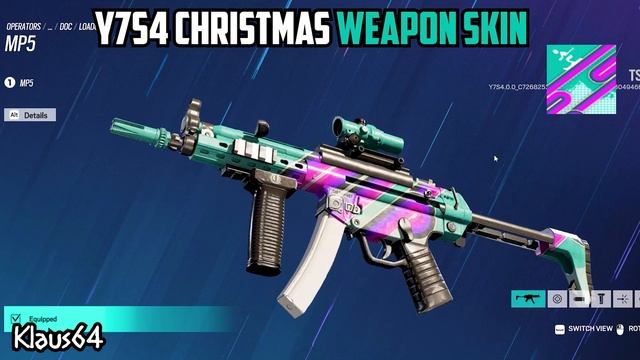 Triple Neon Diamond - Y7S4 Solar Raid CHRISTMAS WEAPON + Attachment Skin - IN-GAME SHOWCASE - R6 смотреть онлайн