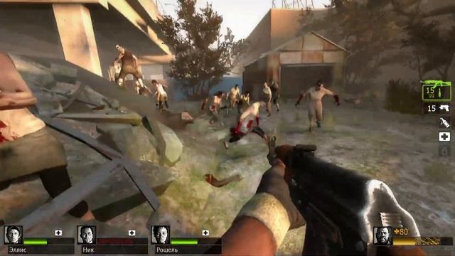 ПРОХОЖДЕНИЕ LEFT 4 DEAD 2 #6-Приход. МОСТ БЫЛ ХАРДКОРНЫМ смотреть онлайн