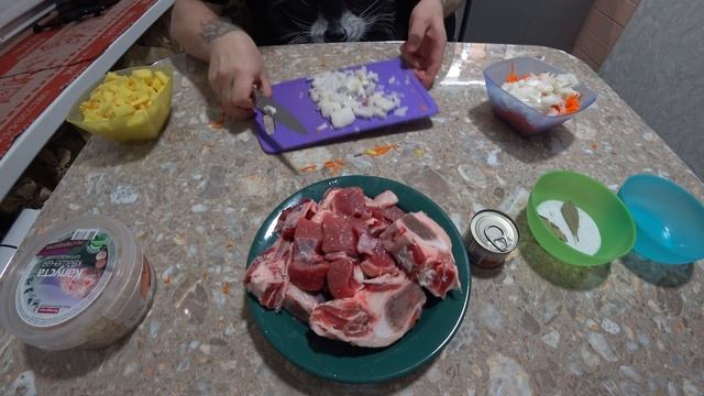 ЩИ. Простой рецепт в мультиварке. Полный цикл приготовления, ломаем ножи. смотреть онлайн