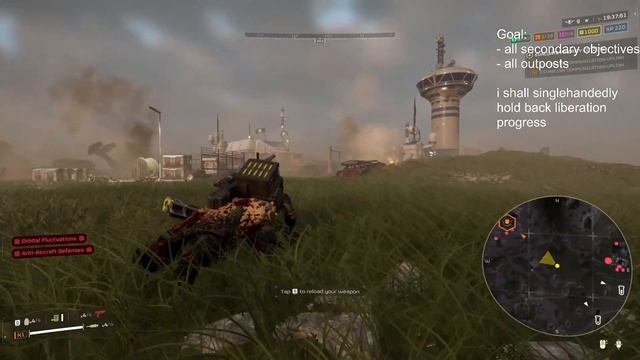 Helldivers 2 Solo Helldive Automatons Emergency Evacuation смотреть онлайн