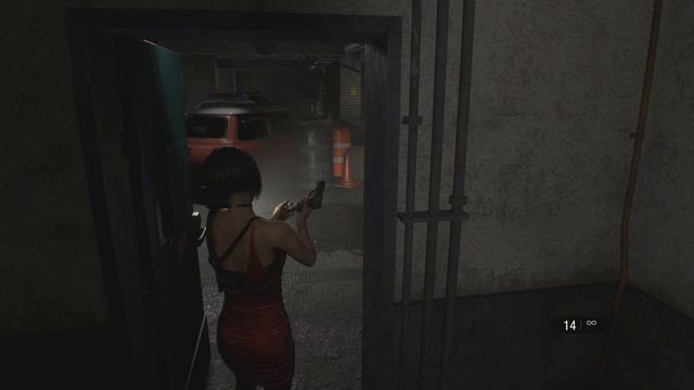 Resident Evil 2 Remake Второе Сценарий Ада Вонг Встречает в Гараже Аннет Биркин