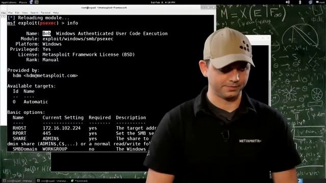 Basic MSF Console Commands смотреть онлайн