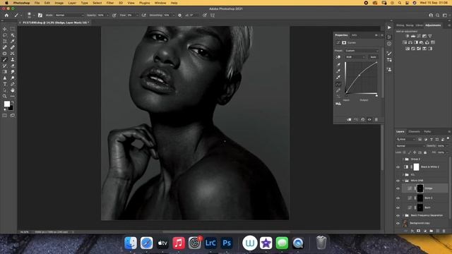 Using Dodge and Burn | Beauty Retouching Speed-Edit смотреть онлайн