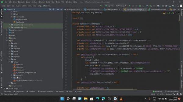 Android Studio v2rayNG Opensource PART 2