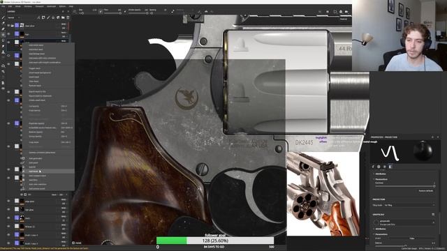 Revolver Texturing On Stream!