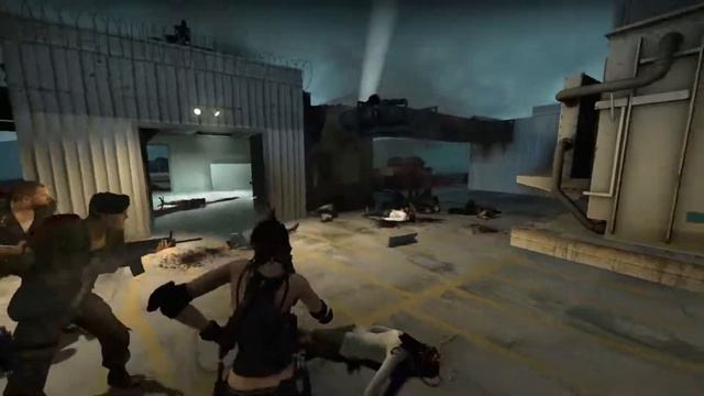 Left 4 dead 2 No HUD - No Mercy(Rooftop) - Third Person (Shoulder View) [PC] смотреть онлайн